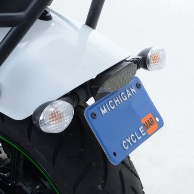 Držák SPZ, Kawasaki Vulcan S, zatmavené světlo
